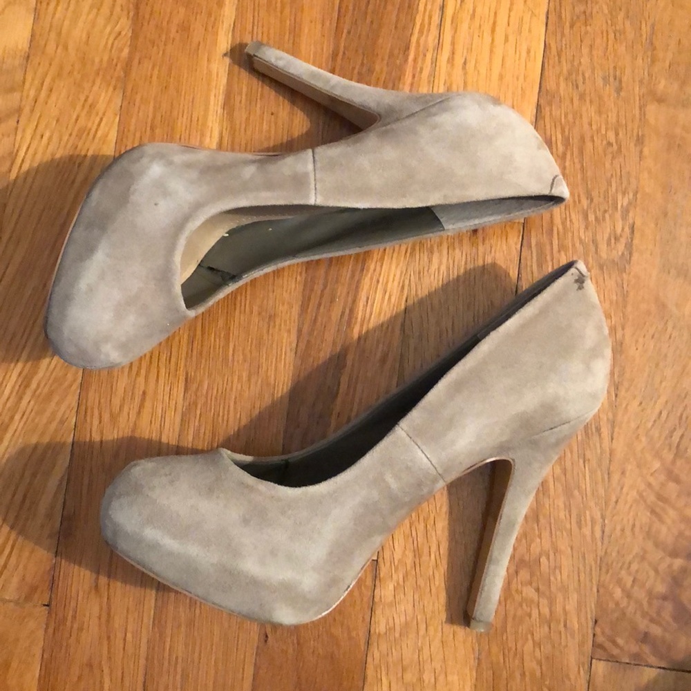 Steve Madden Gray Suede High Heels